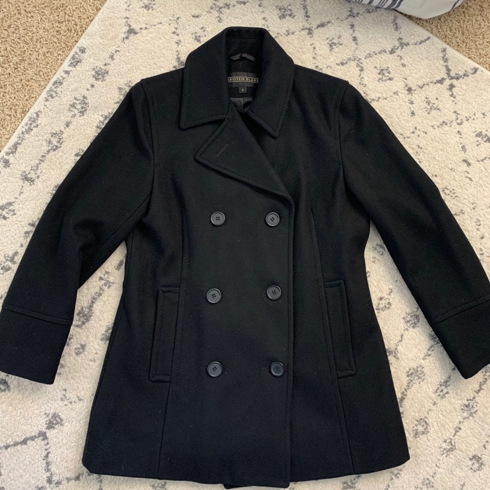 Kristen Blake Wool Pea Coat Small